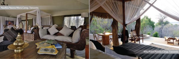 Luxury Camps in Tanzania