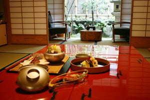 Lunch at a ryokan