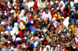 Thimphu Tsechu Festival Dancer