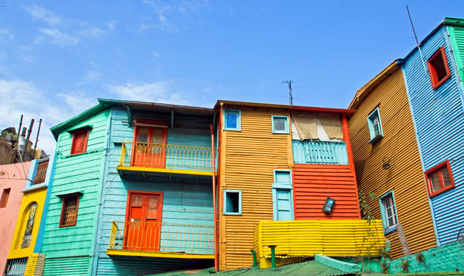 Colorful Buildings of La Boca
