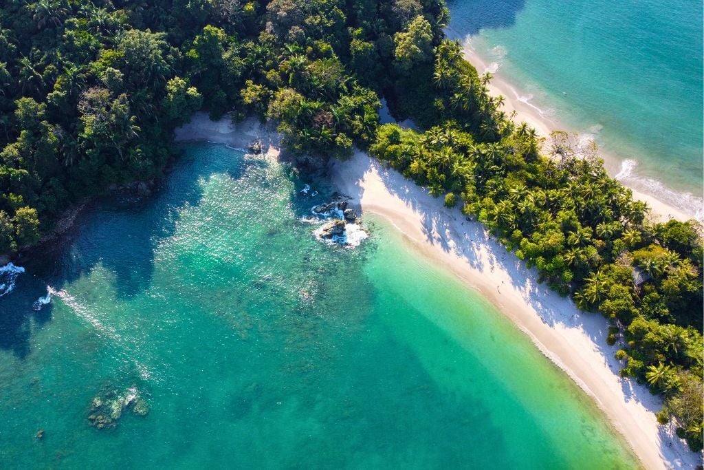 An-Aerial-Shot-of-the-Manuel-Antonio-Beach-in-Costa-Rica-Canva