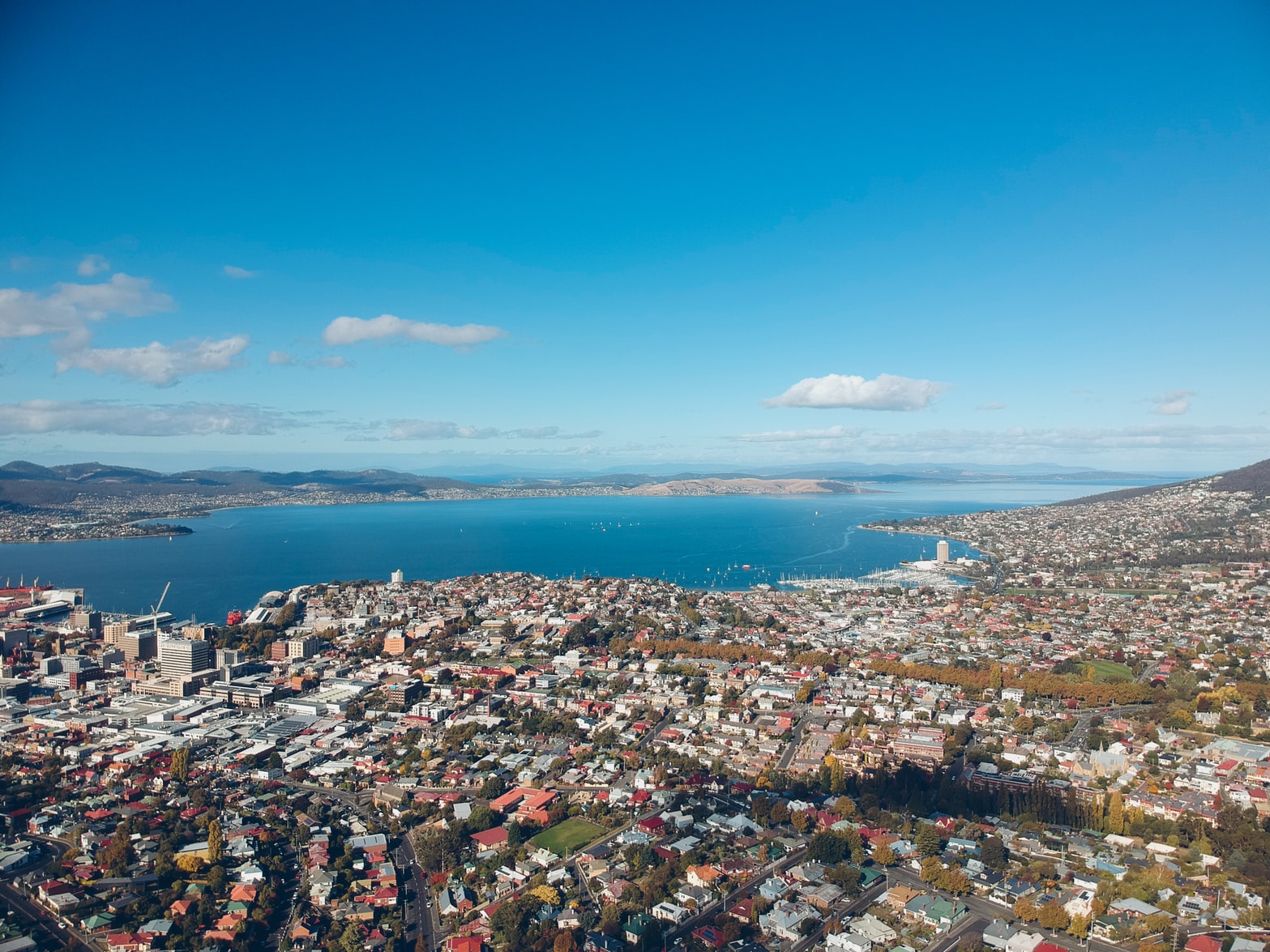 Hobart- Aerial View