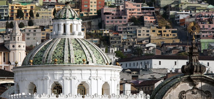 Cathedral in Quito, Ecuador